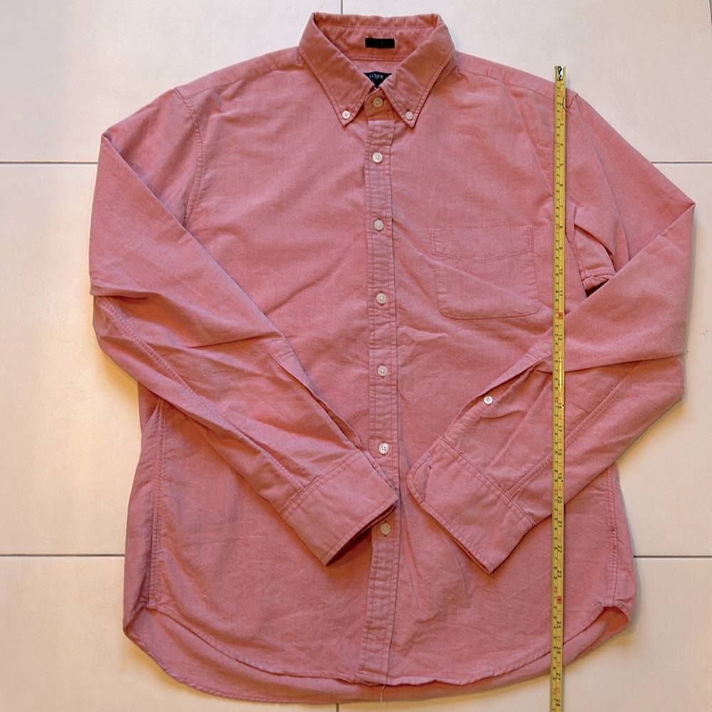 Men’s J Crew Red Button Down L